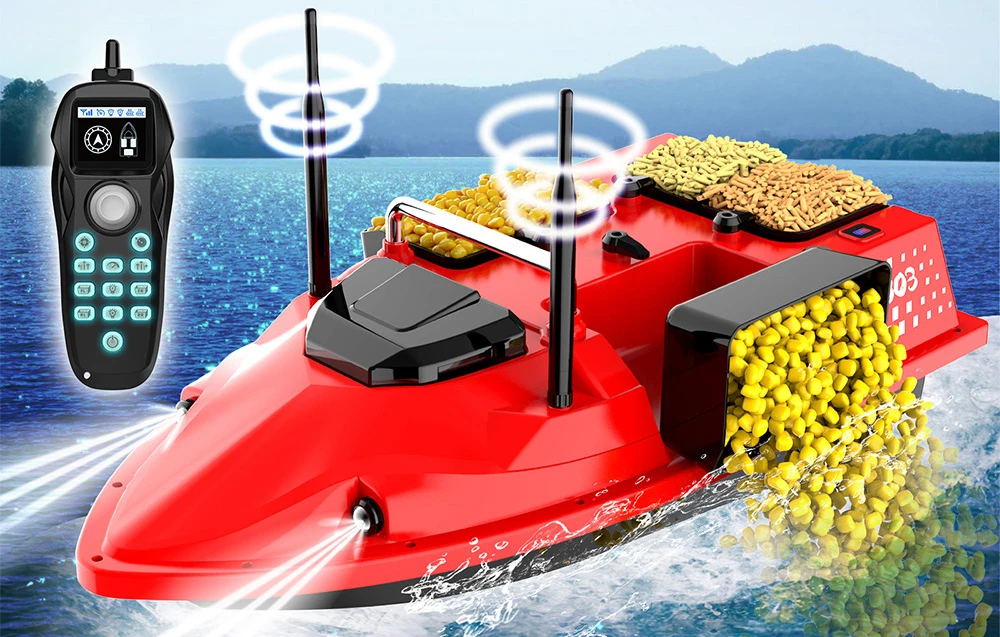 Flytec V803 5200mAh bait boat aprašymas - Prekės nuotrauka