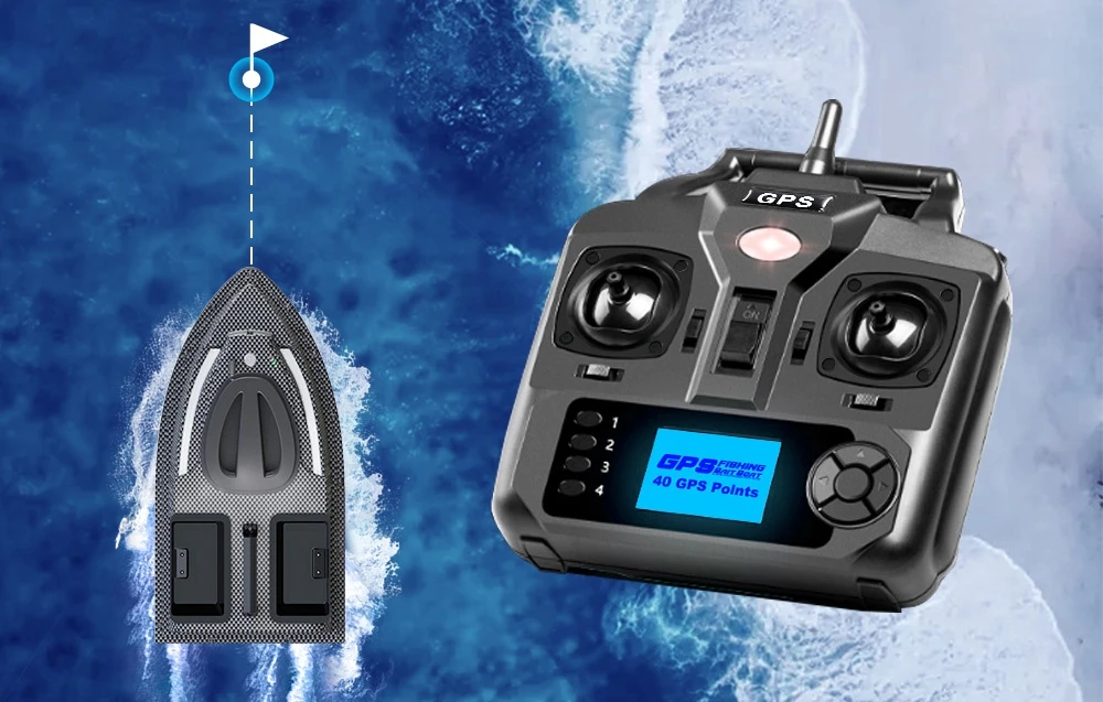 Flytec V900 12000mah bait boat aprašymas - Prekės nuotrauka