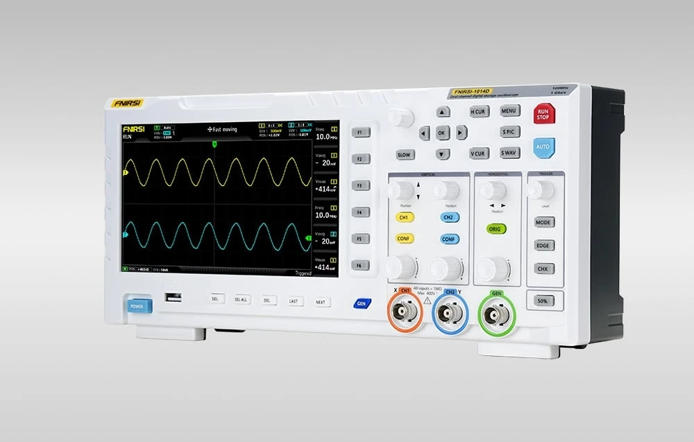 FNIRSI 1014D 2 viename osciloskopo signalų generatorius aprašymas - Prekės nuotrauka FNIRSI 1014D 2 viename osciloskopo signalų generatorius aprašymas - Prekės nuotrauka