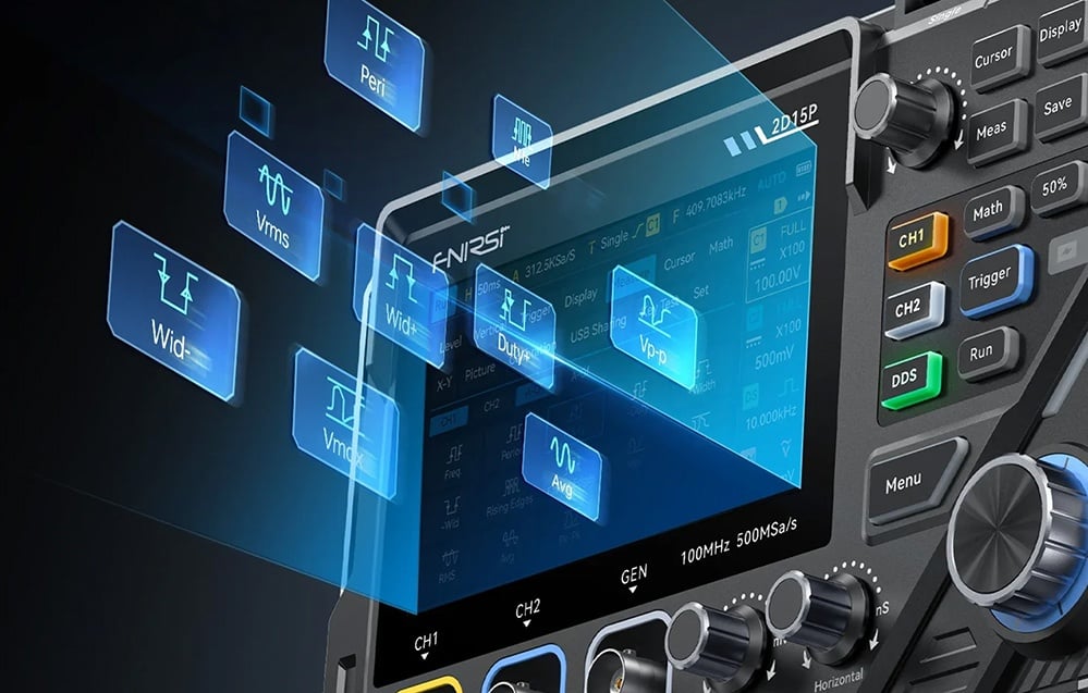 FNIRSI 2D15P Oscilloscope aprašymas - Prekės nuotrauka