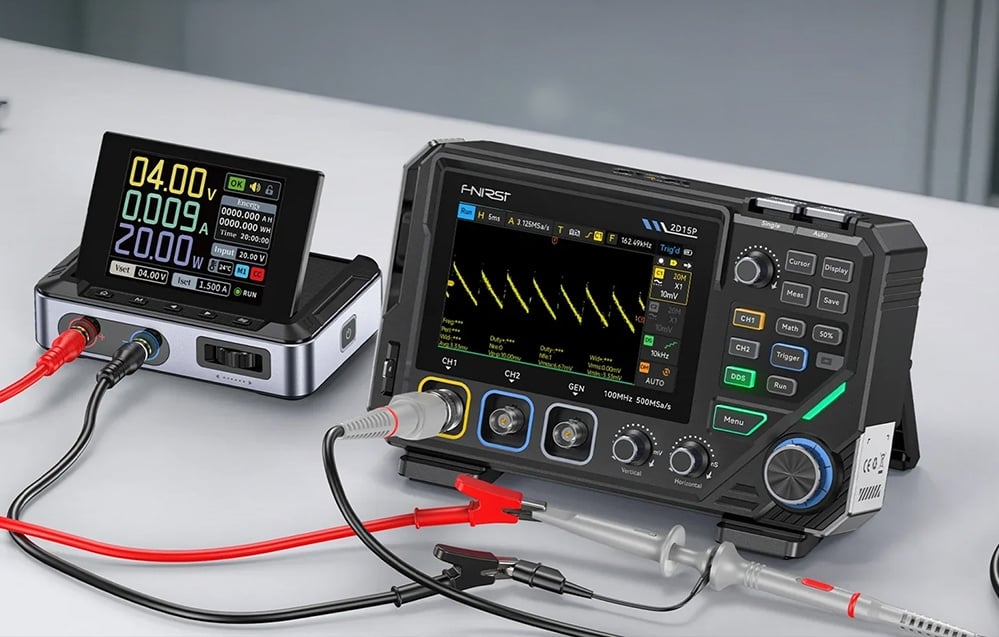 FNIRSI 2D15P Oscilloscope aprašymas - Prekės nuotrauka