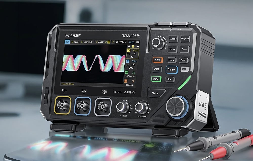 FNIRSI 2D15P Oscilloscope aprašymas - Prekės nuotrauka