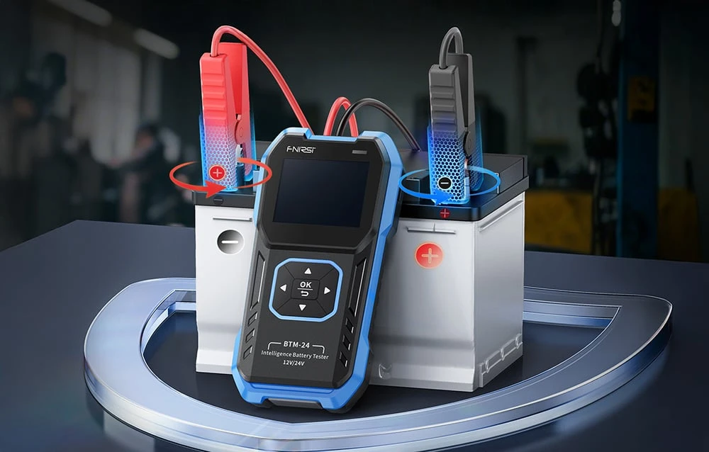 FNIRSI BTM-24 multifunctional car battery tester aprašymas - Prekės nuotrauka