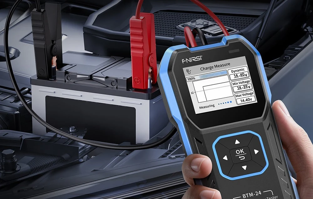 FNIRSI BTM-24 multifunctional car battery tester aprašymas - Prekės nuotrauka