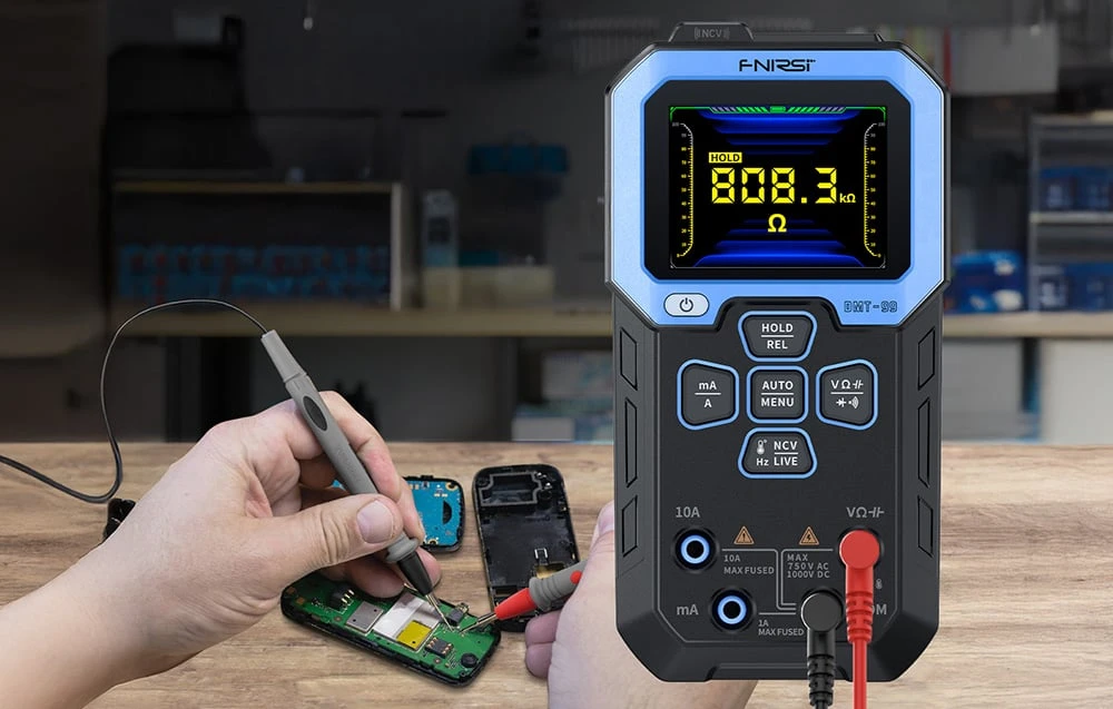 FNIRSI DMT-99 Smart Digital Multimeter aprašymas - Prekės nuotrauka