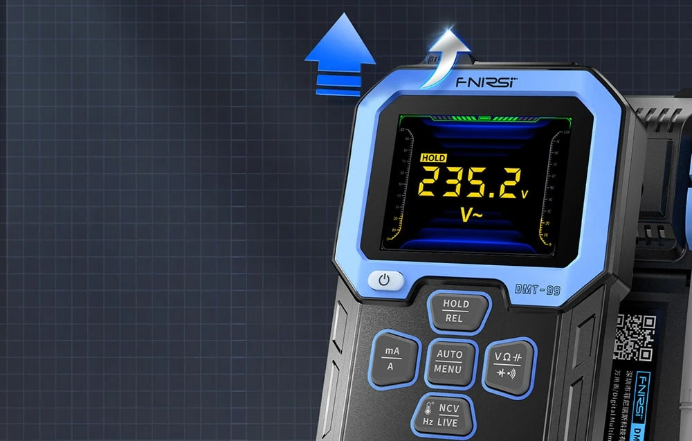 FNIRSI DMT-99 Smart Digital Multimeter aprašymas - Prekės nuotrauka