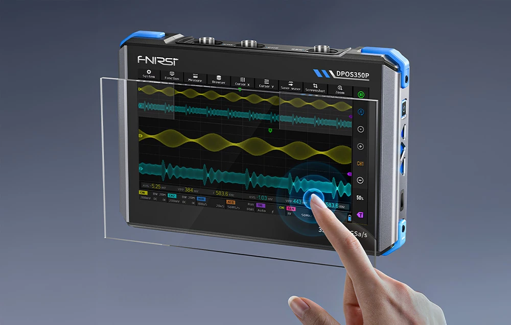 FNIRSI DPOS350P 4-in-1 digital oscilloscope aprašymas - Prekės nuotrauka