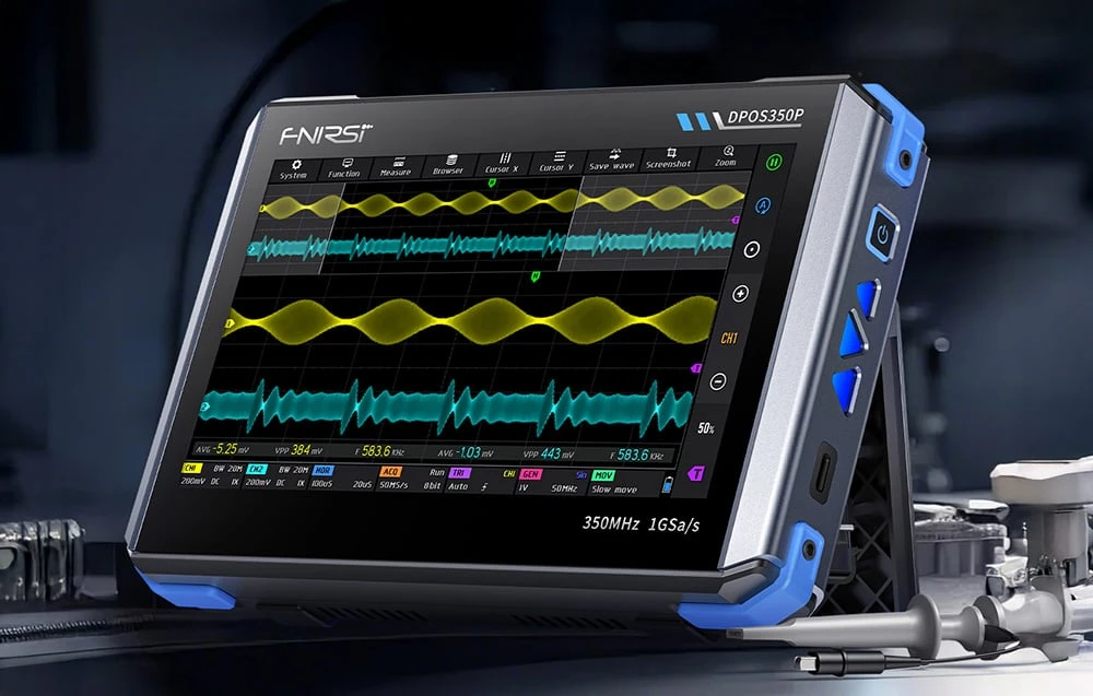 FNIRSI DPOS350P 4-in-1 digital oscilloscope aprašymas - Prekės nuotrauka