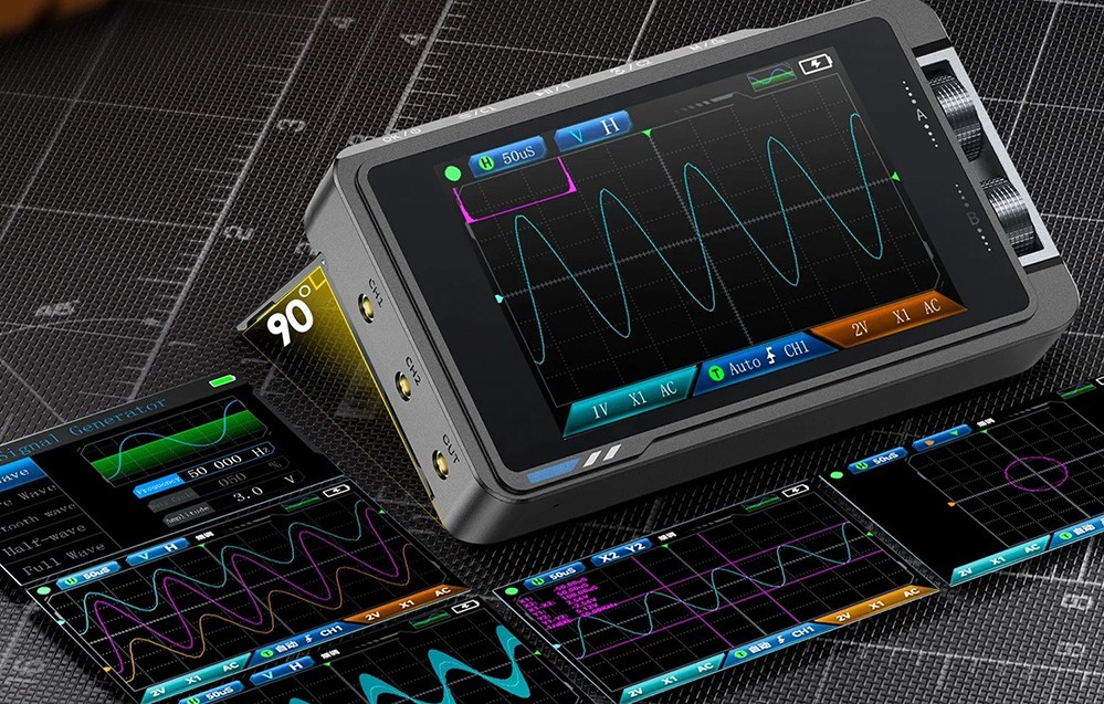 FNIRSI DS215H Oscilloscope aprašymas - Prekės nuotrauka