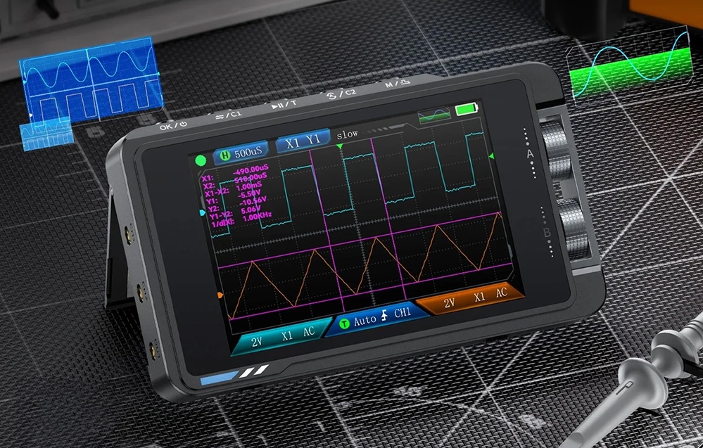FNIRSI DS215H Oscilloscope aprašymas - Prekės nuotrauka
