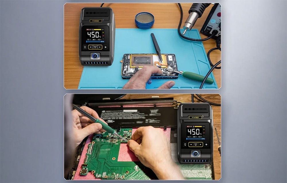 FNIRSI DWS-200F 200W Soldering Station aprašymas - Prekės nuotrauka