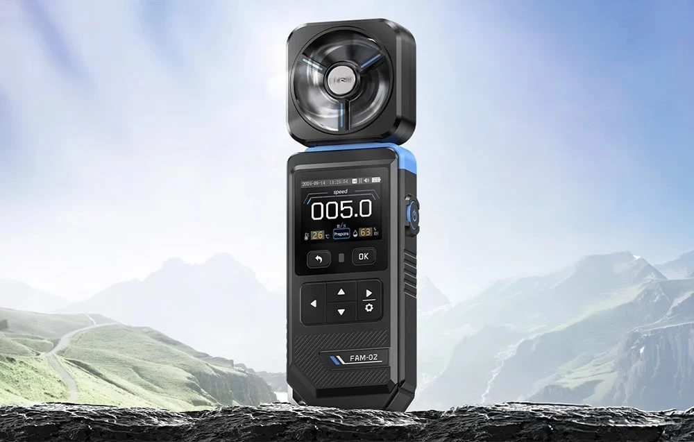 FNIRSI FAM-02 Digital Anemometer aprašymas - Prekės nuotrauka