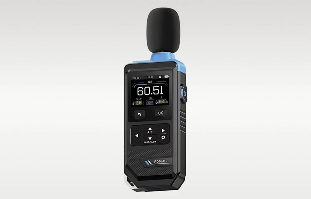 FNIRSI FDM-02 Sound Level Meter aprašymas - Prekės nuotrauka
