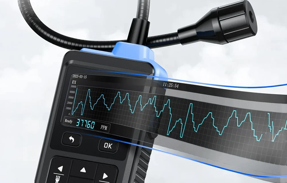 FNIRSI FPM-02 Illuminance Meter with Color Screen aprašymas - Prekės nuotrauka