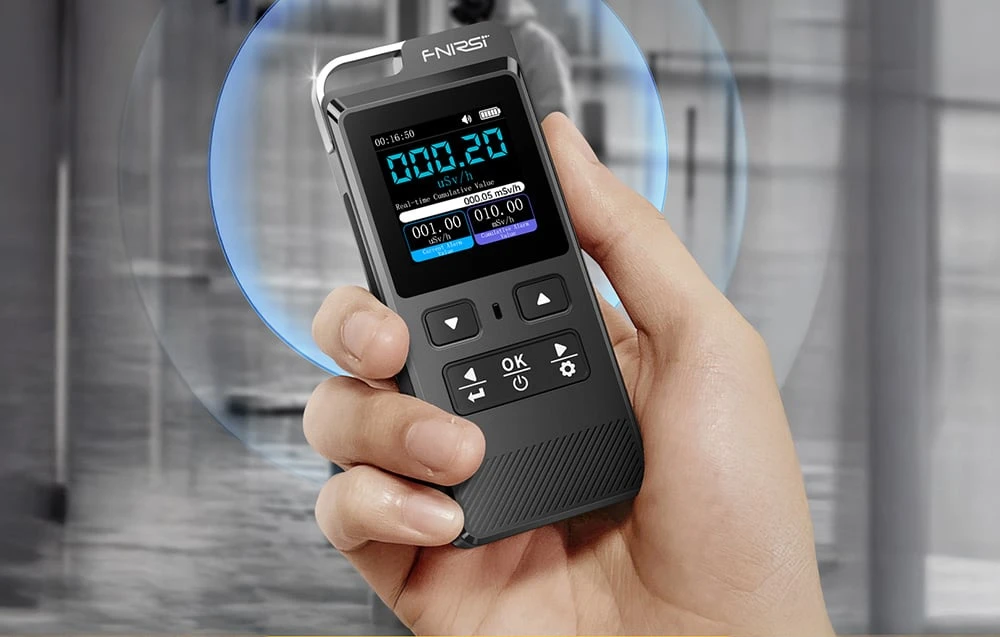 FNIRSI GC-02 nuclear radiation detector aprašymas - Prekės nuotrauka
