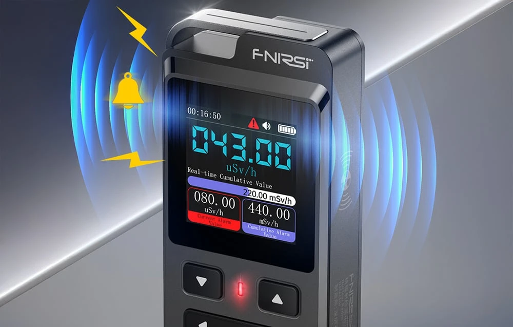 FNIRSI GC-02 nuclear radiation detector aprašymas - Prekės nuotrauka
