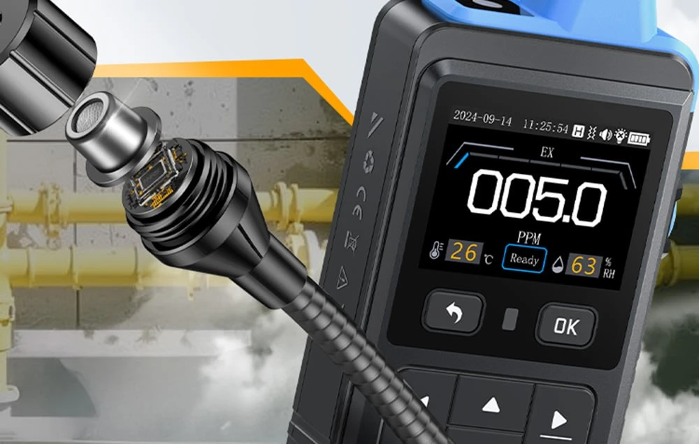 FNIRSI GD-02 Combustible gas detector with color screen aprašymas - Prekės nuotrauka