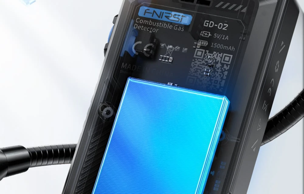 FNIRSI GD-02 Combustible gas detector with color screen aprašymas - Prekės nuotrauka