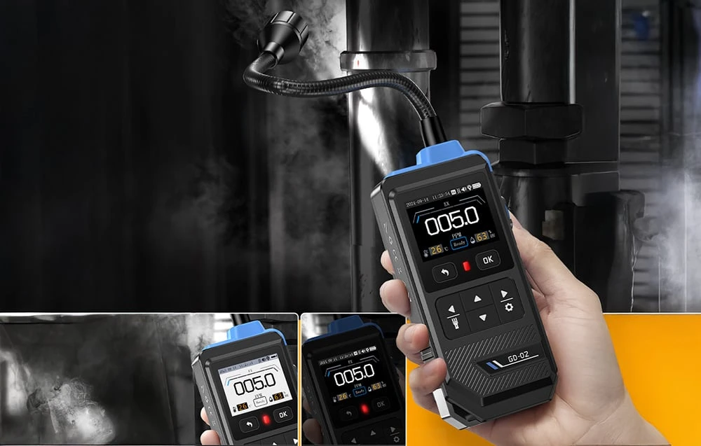 FNIRSI GD-02 Combustible gas detector with color screen aprašymas - Prekės nuotrauka