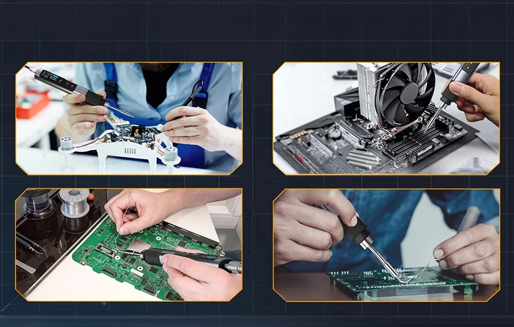 FNIRSI HS-02A 100W Soldering Iron aprašymas - Prekės nuotrauka