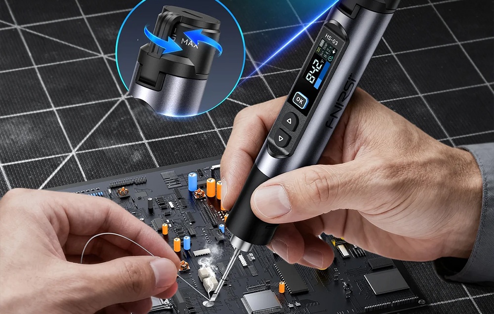 FNIRSI HS-03 Plus Soldering Iron aprašymas - Prekės nuotrauka