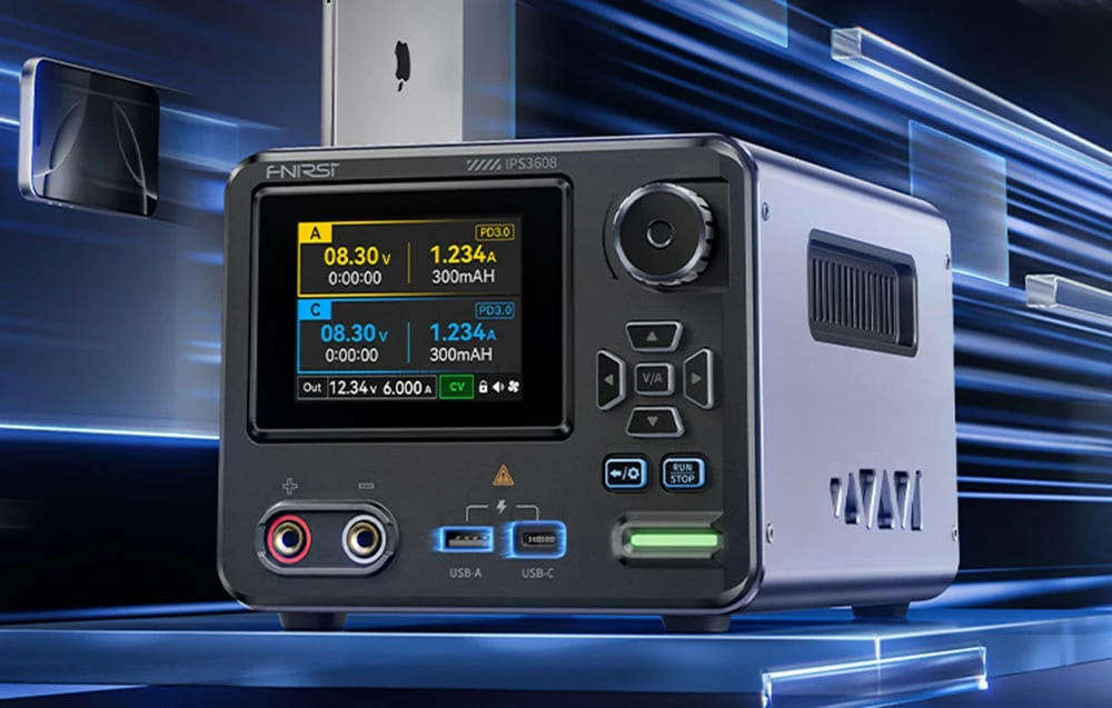 FNIRSI IPS3608 Intelligent Digital AC-DC Power Supply aprašymas - Prekės nuotrauka
