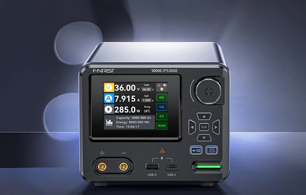 FNIRSI IPS3608 Intelligent Digital AC-DC Power Supply aprašymas - Prekės nuotrauka