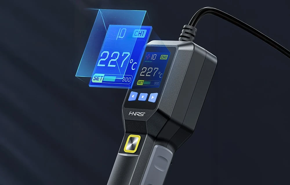 FNIRSI SAG-55 PLUS smart heat gun aprašymas - Prekės nuotrauka