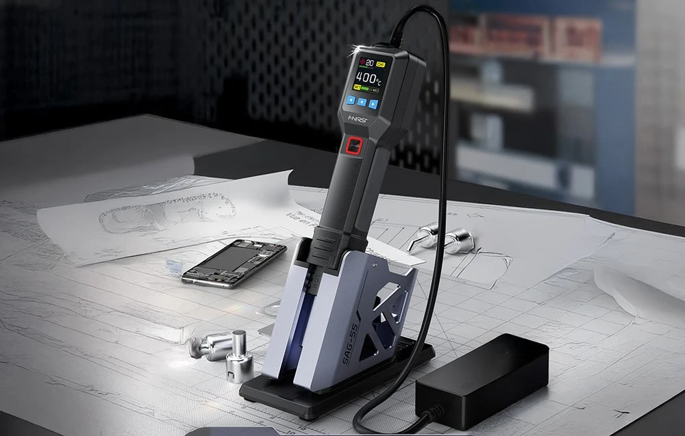 FNIRSI SAG-55 PLUS smart heat gun aprašymas - Prekės nuotrauka