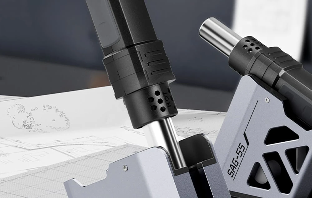 FNIRSI SAG-55 PLUS smart heat gun aprašymas - Prekės nuotrauka