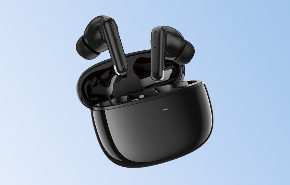 Foneng Bluetooth Ausinės TWS BL152 ANC+ENC su triukšmo slopinimu juodos spalvos aprašymas - Prekės nuotrauka