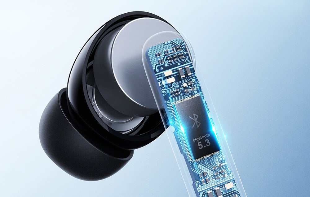 Foneng Bluetooth Ausinės TWS BL152 ANC+ENC su triukšmo slopinimu juodos spalvos aprašymas - Prekės nuotrauka