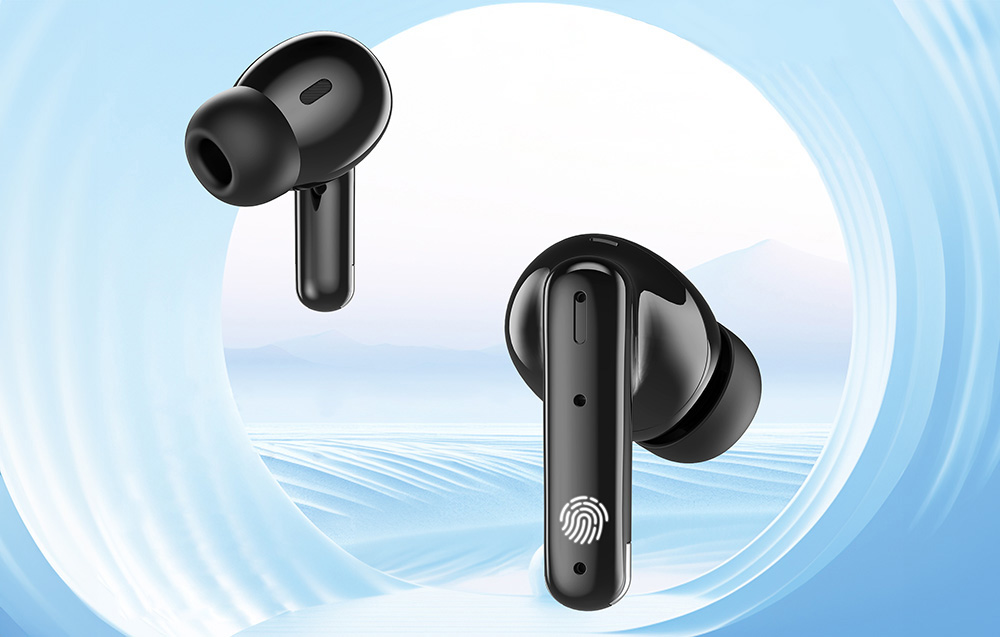 Foneng Bluetooth Ausinės TWS BL152 ANC+ENC su triukšmo slopinimu juodos spalvos aprašymas - Prekės nuotrauka
