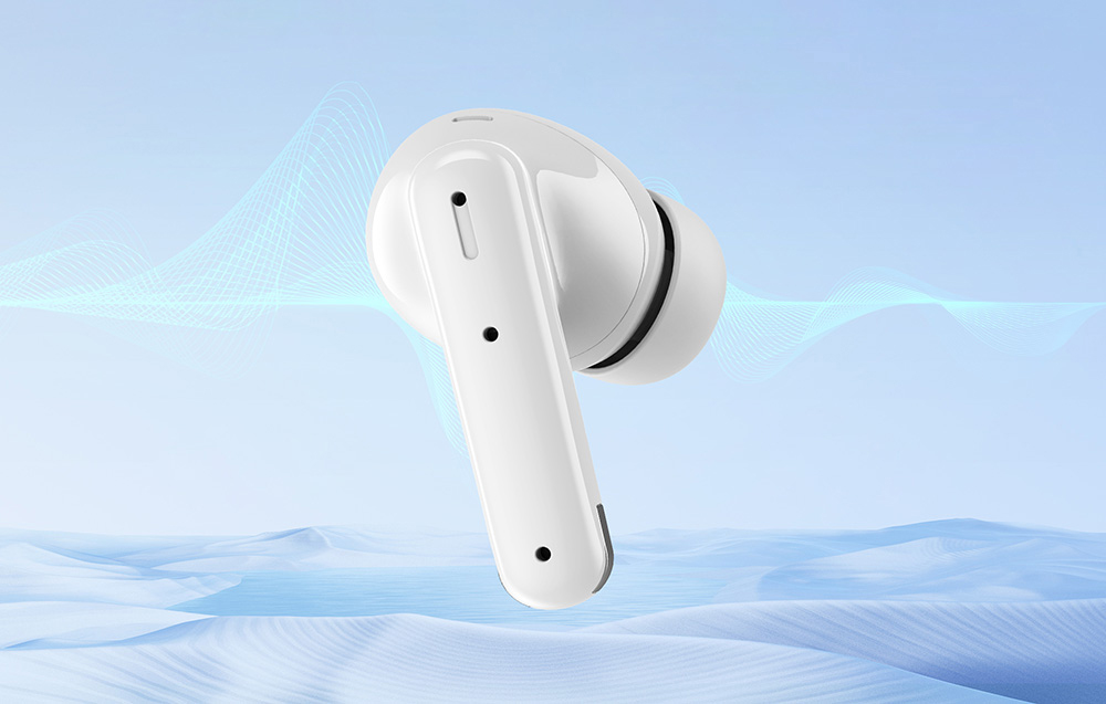 Ausinės Foneng Bluetooth Earphones TWS BL152 ANC+ENC noise cancelling baltas aprašymas - Prekės nuotrauka