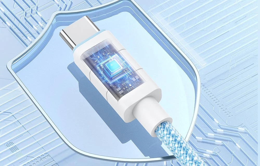 Foneng XS02 60 W USB-C į USB-C laidas, 1.2 m (mėlynas) aprašymas - Prekės nuotrauka Foneng XS02 60 W USB-C į USB-C laidas, 1.2 m (mėlynas) aprašymas - Prekės nuotrauka