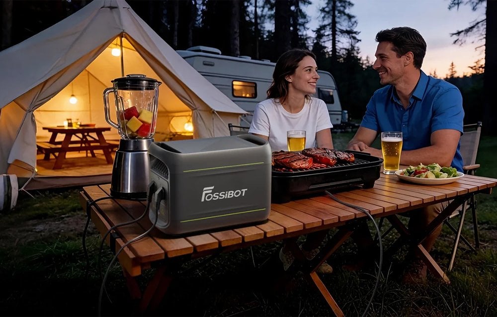 FOSSIBOT F1800 1800W Charging Station (Gray) aprašymas - Prekės nuotrauka
