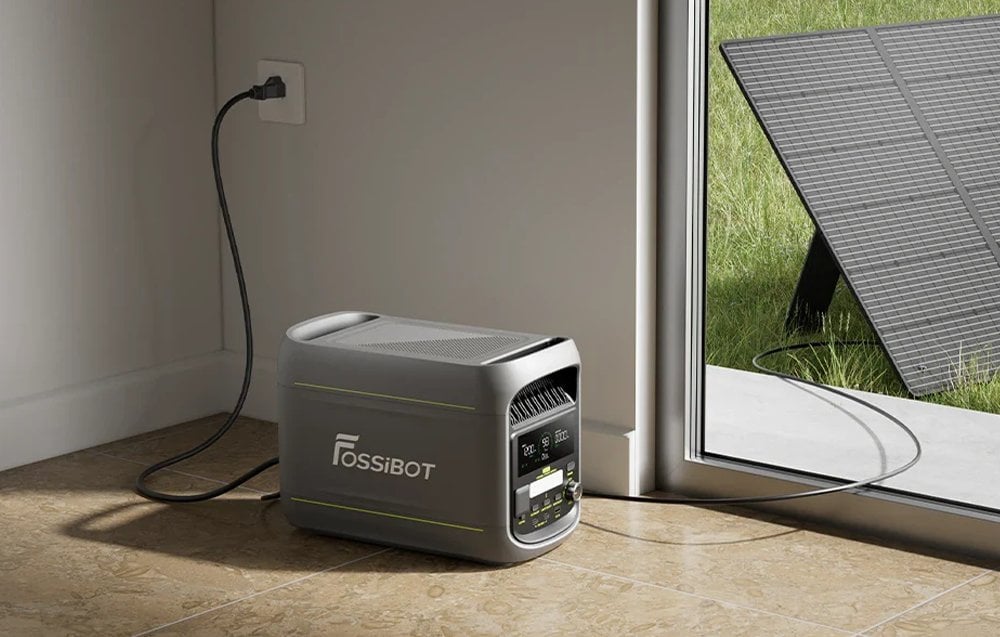 FOSSIBOT F1800 1800W Charging Station (Gray) aprašymas - Prekės nuotrauka