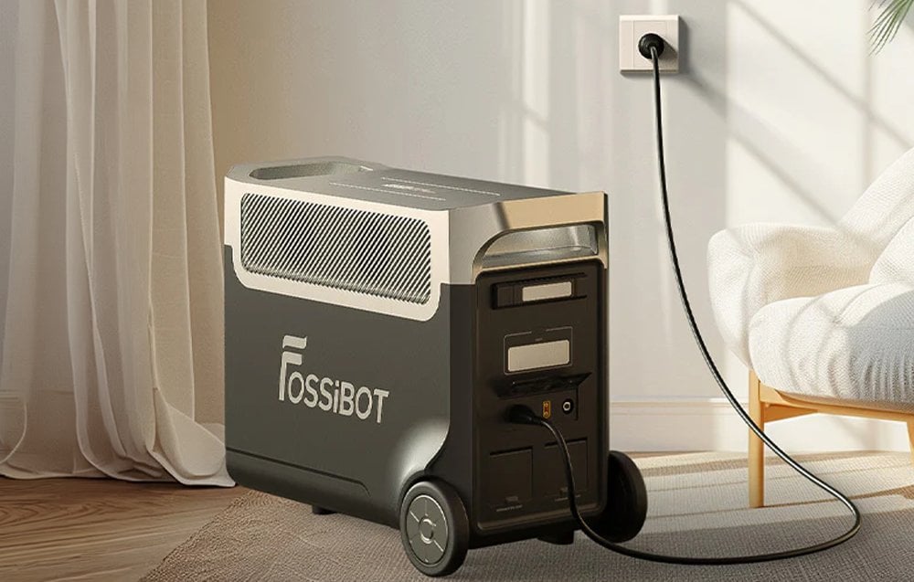 FOSSIBOT F3600 Pro 3600W Charging Station Juodas aprašymas - Prekės nuotrauka