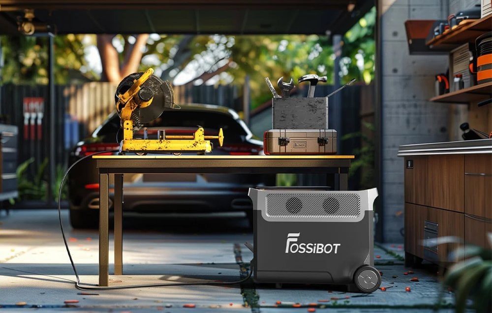 FOSSIBOT F3600 Pro 3600W Charging Station Juodas aprašymas - Prekės nuotrauka