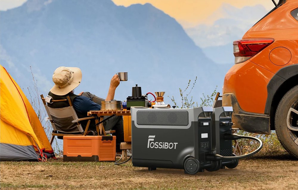 FOSSIBOT F3600 Pro 3600W Charging Station Juodas aprašymas - Prekės nuotrauka