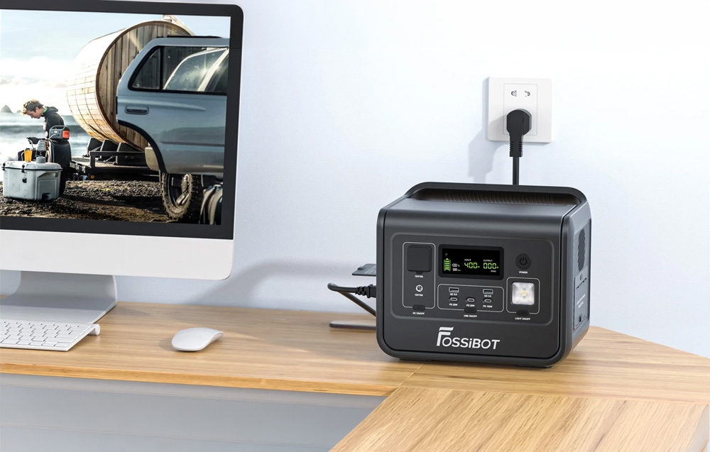 FOSSIBOT F800 800W Charging Station Žalias aprašymas - Prekės nuotrauka