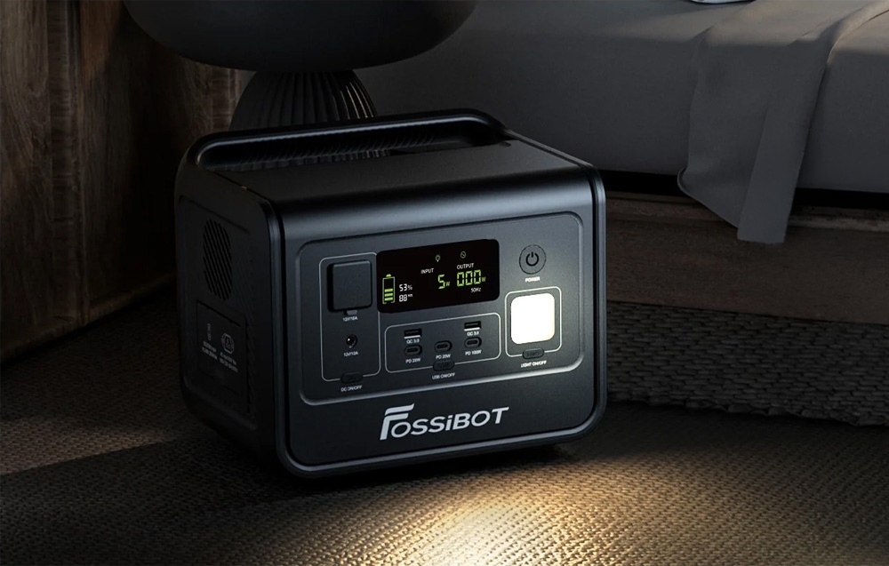 FOSSIBOT F800 800W Charging Station Žalias aprašymas - Prekės nuotrauka