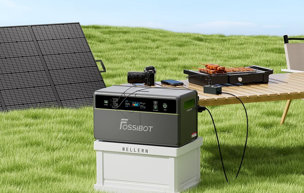 FOSSIBOT FBP1200 1200W Charging Station (žalias) aprašymas - Prekės nuotrauka FOSSIBOT FBP1200 1200W Charging Station (žalias) aprašymas - Prekės nuotrauka