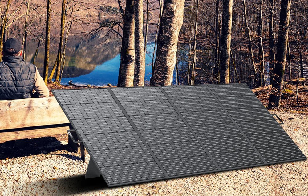 FOSSIBOT SP420 420W Solar Panel (Juodas) aprašymas - Prekės nuotrauka
