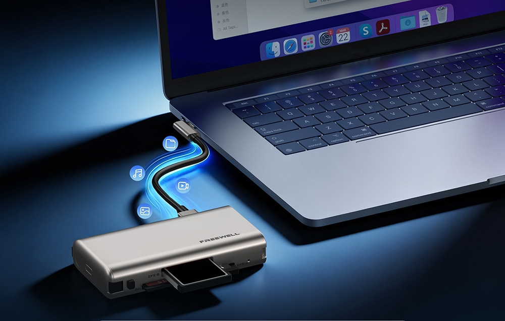 Freewell Priedas Kit: Pro Card Plus Memory Card Reader + SSD Adapteris aprašymas - Prekės nuotrauka