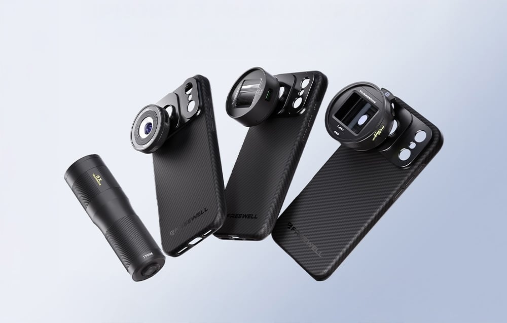 Freewell dėklas skirtas Apple iPhone 17 Pro with 17mm mount aprašymas - Prekės nuotrauka Freewell dėklas skirtas Apple iPhone 17 Pro with 17mm mount aprašymas - Prekės nuotrauka