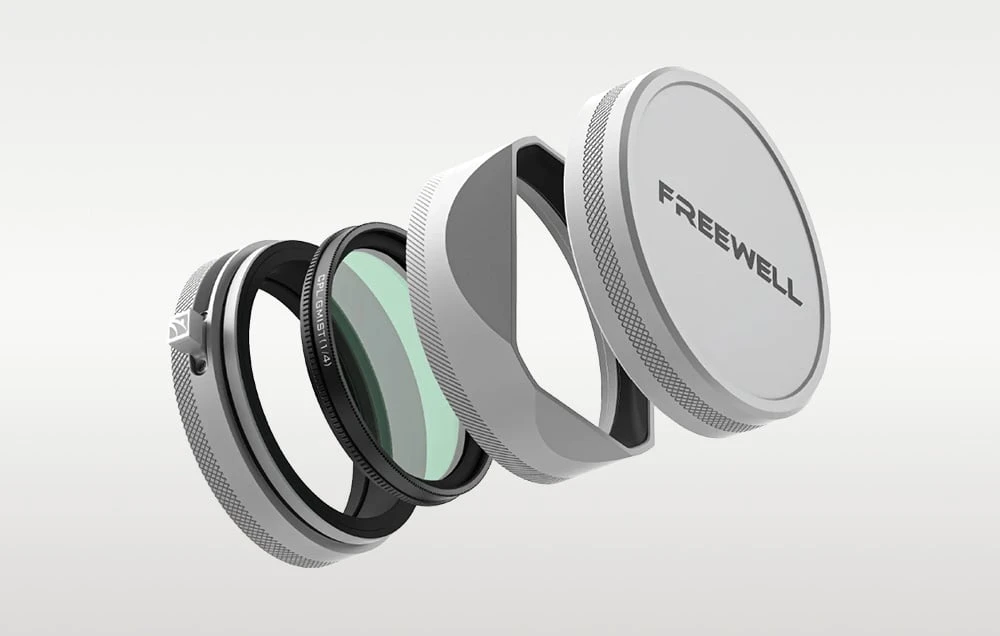 Freewell FujiX100 filtrų rinkinys su objektyvo gaubtu (sidabrinis) aprašymas - Prekės nuotrauka Freewell FujiX100 filtrų rinkinys su objektyvo gaubtu (sidabrinis) aprašymas - Prekės nuotrauka