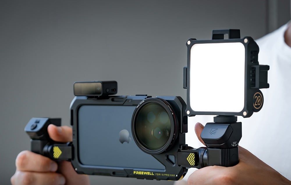 Freewell Genius Rig Phone Mount for iPhone 17 Pro Max aprašymas - Prekės nuotrauka