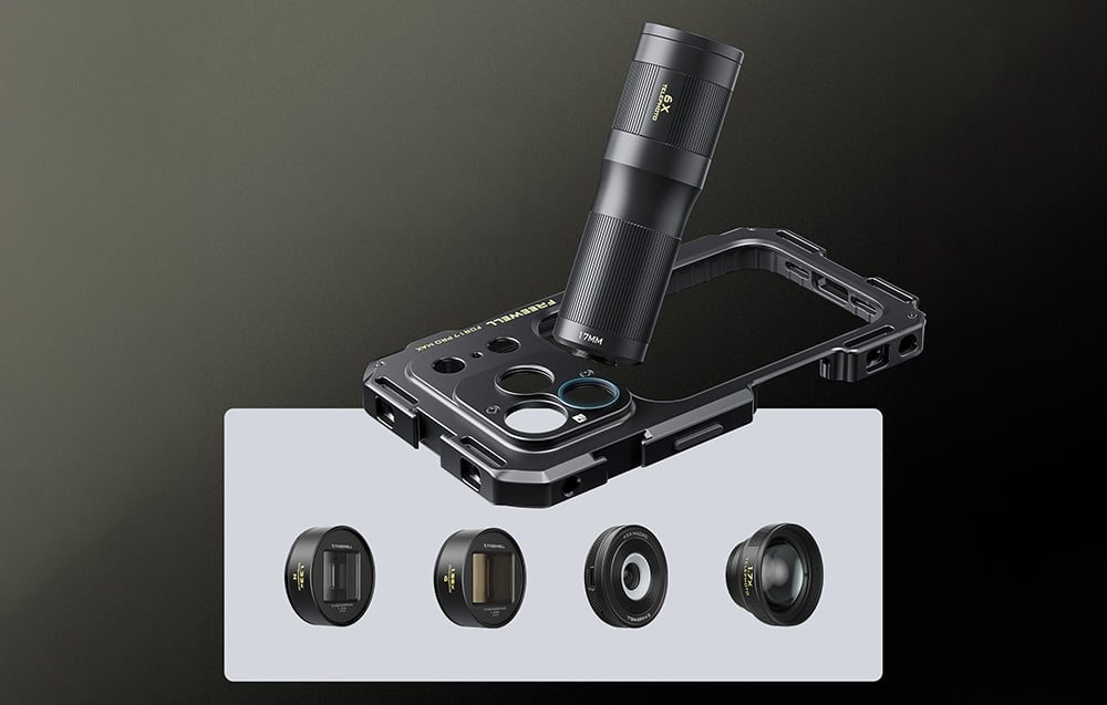 Freewell Genius Rig Phone Mount for iPhone 17 Pro Max aprašymas - Prekės nuotrauka