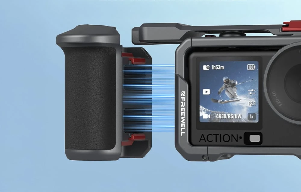 „Freewell Osmo Action 6 Creator Pro“ apžvalga aprašymas - Prekės nuotrauka „Freewell Osmo Action 6 Creator Pro“ apžvalga aprašymas - Prekės nuotrauka